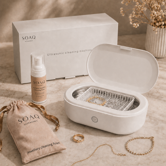 ULTRASONIC JEWELLERY CLEANER WITH CLEANING FLUID INCLUDED