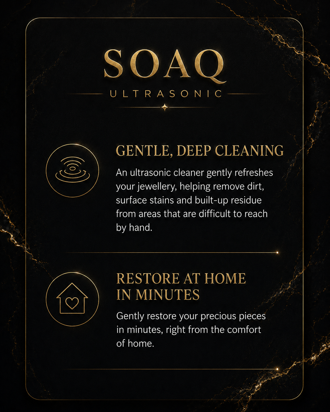 ULTRASONIC JEWELLERY CLEANER WITH CLEANING FLUID INCLUDED